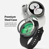 Anneau de lunette pour Samsung Galaxy montre 4 classique 46mm 46mm Gear S3 S2 Anti-chute métal protecteur couverture étui Galaxy Watch 3 45mm 41mm