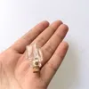 Mini frascos de vidro pingentes em forma retangular transparente com Cork Littles Jars para o presente 20pcs / lot Frete grátis