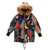 Nouvelle mode enfants veste d'hiver fille manteau d'hiver enfants chaud épais col de fourrure à capuche longs manteaux pour adolescents 4Y-14Y LJ201017