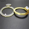 Nowe oko okrągłe duże kolczyki dla dziewcząt kobiety złote lustro akryl akrylowy kolczyki modna biżuteria akcesoria 280U