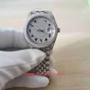 TW Factory Top Quality Mens Horloge 41mm Arabische Dial DateJust Full Diamond Dial Bezel Armband President Azië 2813 Beweging Mechanische Automatische Herenhorloges
