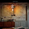 Vintage loft vatten rör vägglampa restaurang bar café ljus sovrum livng rum trapp edison kedja sconce belysning1