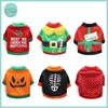 Hondenkleding huisdier kat Halloween kostuum kerstvakantie kleding winterkleding trui voor kleine honden puppy chihuahua11