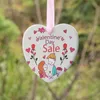 Party Favor Ceramic Valentines Day Pendant Ornament Decoration Home Garden Supplies 8cm Birthday Gifts
