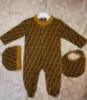 Baby meisje rompertjes kinderen lange mouw katoenen jumpsuits baby meisjes brief katoenen romper jongen kleding