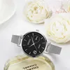 Wristwatches GENEVA Quartz Stainless Steel Couple Watch Women Womens Watches Simple Female Clocks Ladies Watch1212Y