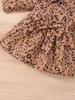 Baby Leopard Print Bow Front Smock Dress ona