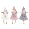 Dekoracje choinkowe Cute Angel Doll Girl Wisiorek Navidad Nowy Rok Xmas Wiszące Ornamenty Prezent Dla Dzieci JK2011PH