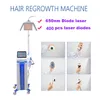 Nouvelle qualité machine de croissance des cheveux traitement de beauté peigne de repousse des cheveux capuchon de brosse 5 poignées