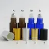 12 stks 5ml Mini Nieuwe Roll On Roller Flessen voor essentiële oliën Roll-on hervulbare parfumfles deodorant Containers