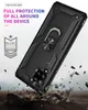 Heavy Duty Chornokątny Uchwyt Pierścieniowy Uchwyt Magnetyczny Odporna na wstrząsy Kickstand Case dla Samsung Galaxy A42 5G A01 Core M01 Core A11 A21 A01 A41