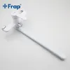 Frap 1 Set 35cm White Outlet Pipe Bath Shower Faucet Brass Body Surface Spray Painting Shower Head Bathroom Tap F2241 LJ201211