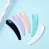 Mini spatola cosmetica monouso scoop curvo maschera per trucco crema cucchiaio stick per occhi make up kit di strumenti per la bellezza del viso 500 pz / lotto