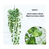 10sts Green Artificial Fake Hanging Vine Plant lämnar lövverk blomma Garland Hem Trädgårdsväggen Hängande dekoration