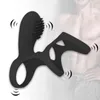 NXY Anal Plug Wireless Remote Control Vibrating Penis Ring Usb Rechargeable Clitoral Stimulator Brush Stimulation Sex Toys for Men Sexy Shop1215