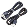 USB Type C -kablar denim 1M Micro V8 Charger Sync Data Cable laddningsladd för Android -telefon