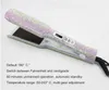 ESTOQUE 34 WIDE Taurus 105 Crystal Flat Iron Sparkle 2 em 1 Bling Diamond MCH Professional Hair Irons Curling Straightener Styling 6401309