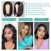 Ishow Straight 4x4 Closure Bob Wig For Women All Ages Highlight 427 Omber Brown Natural Color PrePlucked Human Hair Lace Front W5801113
