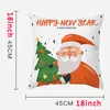 Cartoon Kerst Kussensloop 40 stijlen Sneeuwvlok Santa Claus Xmas Tree Gedrukt Kussensloop Xmas Decoratie Sofa Pillo WCAS BH4265 TYJ