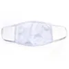 Camadas de máscara Blanks sublimação cara Adultos Crianças Duplo Máscara de prevenção de poeira Para DIY Calor Transferência de Impressão RRA3748