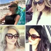 Yeni Moda Marka Tasarımcısı Kedi Göz Güneş Kadınlar Büyük Boy Çerçeve T Gözlük Vintage Güneş Gözlükleri UV4001
