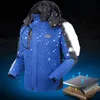Зимнее пальто мужчины на открытом воздушном водонепроницаемом многофункциональной куртке теплый пальто