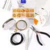 Accessori in lega Risultati dei gioielli Set Strumenti per la creazione di gioielli Rame Anelli di salto aperti Gancio per orecchini Kit per la creazione di gioielli Kit7491777