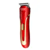 Kemei km-1409 cabelo clipper elétrico barbear homens de aço carbono cabeça barbeador cabelo trimer recarregável barba elétrica