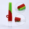 Protection de l'environnement Hommes Pipes En Verre Portable Adulte Pipe En Silicone Accessoires Pour Fumer Populaires En Europe Et En Amérique Nouvelle Arrivée 3 5xm J2