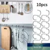 Youool salle de bain 10 pièces/ensemble métal Type S cuisine chambre crochet en acier inoxydable Super porteur