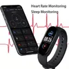 M5 Smart Armband Män Fitness Smart Wristband Kvinnor Sport Tracker SmartWatch Spela Musik Armband M5 Band för Adriod IOS