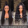 Kinky Straight Wig HD Glueless Full Lace Human Hair Wigs For Women 30 Inch Full Lace Wig Fake Scalp 250 Density Wig6674996