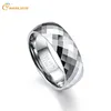 Allocations de mariage Bonlavie High Polissing Men Ring Tungsten Carbide Multifaceted Men039s Jewelry Promise Band anillos para hombres3403512