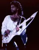 Promoción Prince Jerry Auerswald diseñó guitarra modelo C única Guitarra eléctrica blanca Puente trémolo, herrajes dorados, multicolor disponible