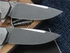 Coltello pieghevole Flipper di fascia alta M390 Stone Wash Drop Point Blade G10 + TC4 Manico in lega di titanio Coltelli EDC con scatola di legno