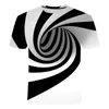 2019 mode nytt mönster psychedelic 3d t-shirt kort ärm förskott o-neck tee shirts personlighet män kvinnor unisex sommar toppar