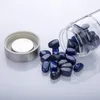 Botellas de cristal de cristal de 67 mm de diámetro, botella de agua de cristal multicolor, botella de agua de la energía del infusor de cristal curativo 201126