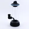 Novo Design UFO Hookahs Silicone Tubulação de Água Tubulação de Mão Óleo Dab Rigs com tigela de vidro de 14mm tubos de fumo Tabaco Bong Portátil Bongs SP242