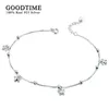 أزياء Anklet for Women 100 925 Sterling Silver Butterfly Anklet to Lady Decoration Jewelry Foot Accessories for Party F1219611608213117