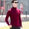 Ucak бренд свитер мужчины Colft Classic Pure Merino шерсть пуловер Pull Homme осень зима водолазки кашемировые мужчины одежда U3004 201120