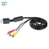 Cable AV de Audio y vídeo de 1,8 m y 6 pies a RCA para SONY PS2 PS3 para sistema PlayStation Cable para consola de juegos PS2 Monitor de TV 500 Uds