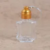 100pcs/lot Mini Empty glass bottle keyring Keychain perfume essential oil pendant bottles For cars Ornament