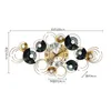 Light luxury wall clock silent living room fashion decorative personality creative wrought iron decor