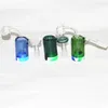 45 90 graden waterpijpen glas reclaim catcher adapters 14mm man vrouw voor glas dab rigs bongs met 5ml siliconen container