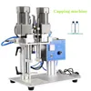 E-juice e-liquid desktop capping machine capping en sealen plastic dropper ontlading zak bottle cap machine