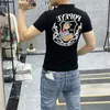 Polo Men's Cartoon Popeye Fashion Fashion Lato Nowy moda swobodne bluzy Lapel T-shirt Men Men Top Ubranie Zielony czarny biały M-4xl