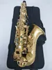 Ny ankomst S-992 Soprano Saxofon krökt sax BB Tune Music Instrument Sax med munstycke Professionell klass gratis