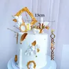 Ins Happy Birthday Acrylic Cake Topper Gold Novelty Love Wedding Cake Topper for Anniversary Birthday Party Decorations9835908