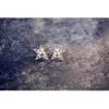 Diamantes de pérolas do Stud Ladies escavados brincos de estrela de cinco pontos Brincos Wholesa sqcnlq Queen66