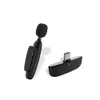 B56 Wireless Lavalier Microphone Noise Cancel Mini Collar Mic 3.5mm Receiver For iOS&Android Youtube Live Broadcast Microfonoe